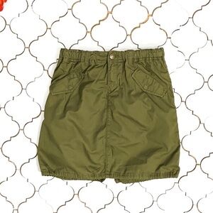 Lands End Youth olive green skirt